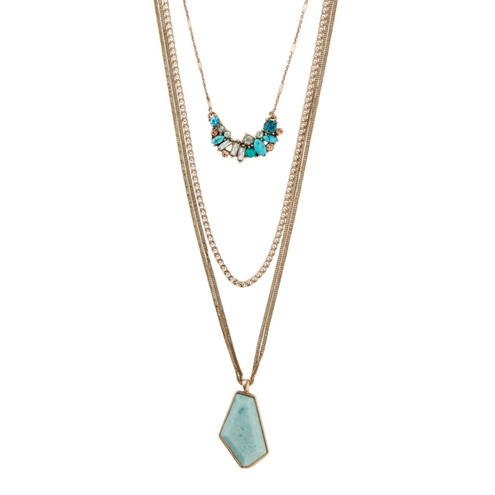 Aquamarina Convertible Pendant Necklace